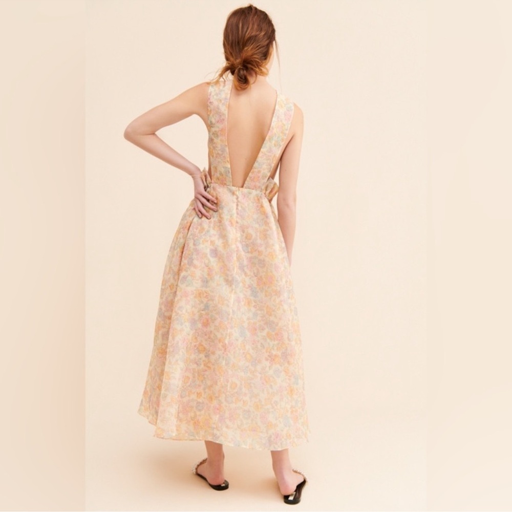 ⭐️Selkie Puffy Pinafore Foral Dress small⭐️ - Picture 6 of 10